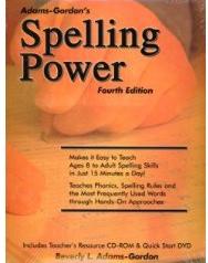 Spelling Power cover - homeschool spelling resource text including spelling worksheets