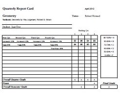 8th grade report card template
 Homeschool Transcripts and Report Card Templates ...