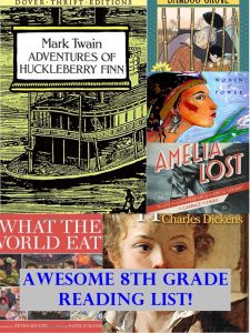Awesome 8th Grade Reading List