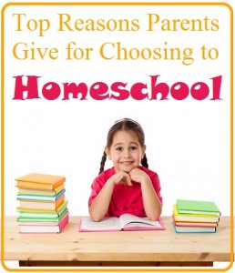reasons for homeschooling graphic